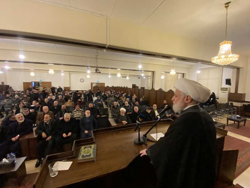 نائب الأمين العام لحزب الله سماحة الشيخ نعيم قاسم في ذكرى مرور أربعين يوماً على استشهاد العميد السي نائب الأمين العام لحزب الله سماحة الشيخ نعيم قاسم في ذكرى مرور أربعين يوماً على استشهاد العميد السي