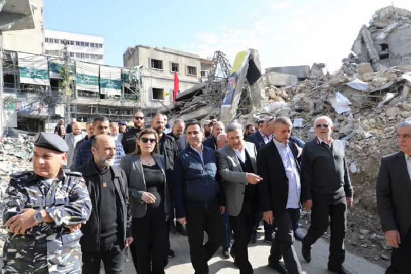 حمية من النبطية أنجزنا فتح 80 بالمئة من طرقات المحافظة وأعطيت تعليماتي لفتح الاجواء أمام الطيران الع