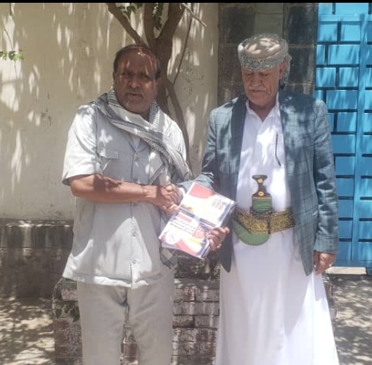 قيادة الحملة الدولية لكسر حصار عن مطار صنعاء الدولي تقوم بزيارة لمحافظة إب