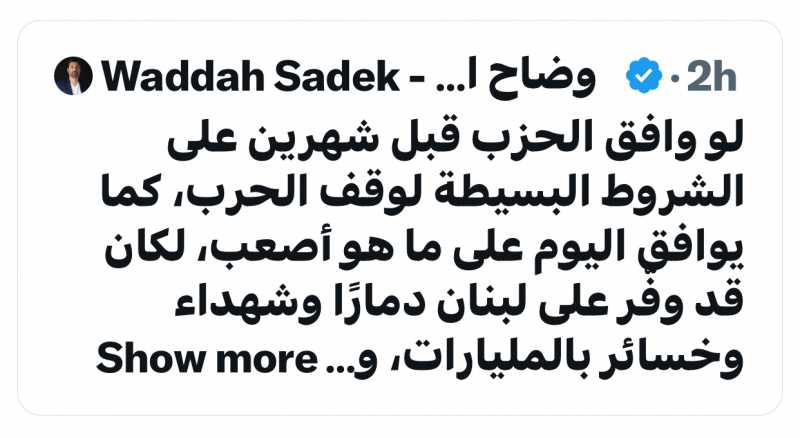 الكاتب والصحافي حسن عليق في رده على النائب المجنس وضاح الصادق