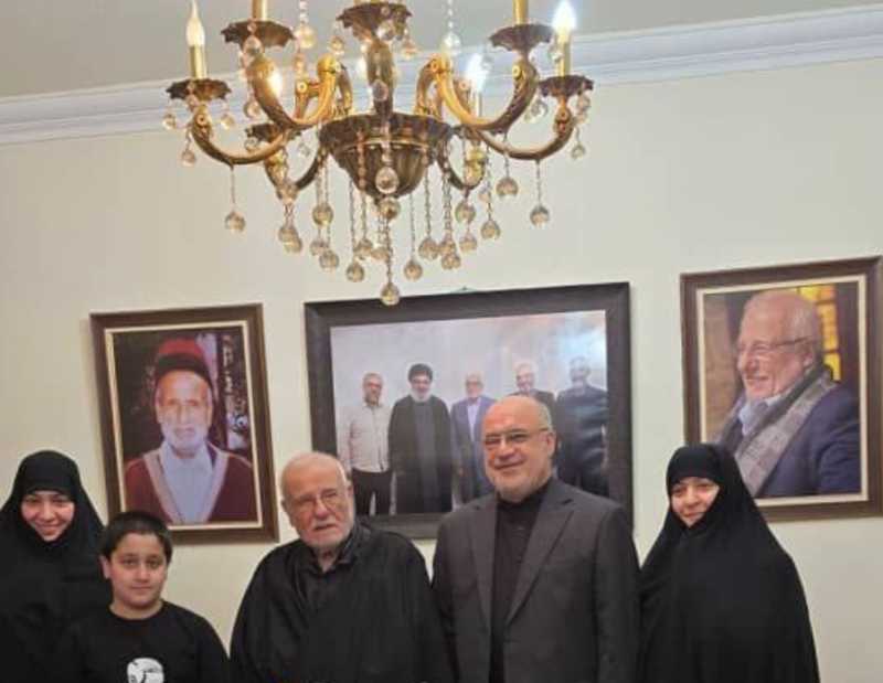 سفير الجمهورية الإسلامية الإيرانية في بيروت "مجتبى اماني"