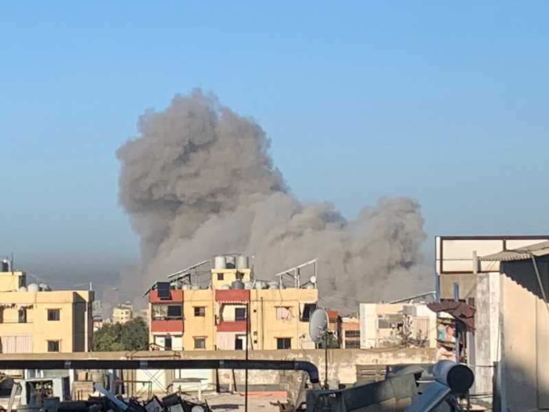 ‏غارات صهيونية عنيفة على الضاحية الجنوبية