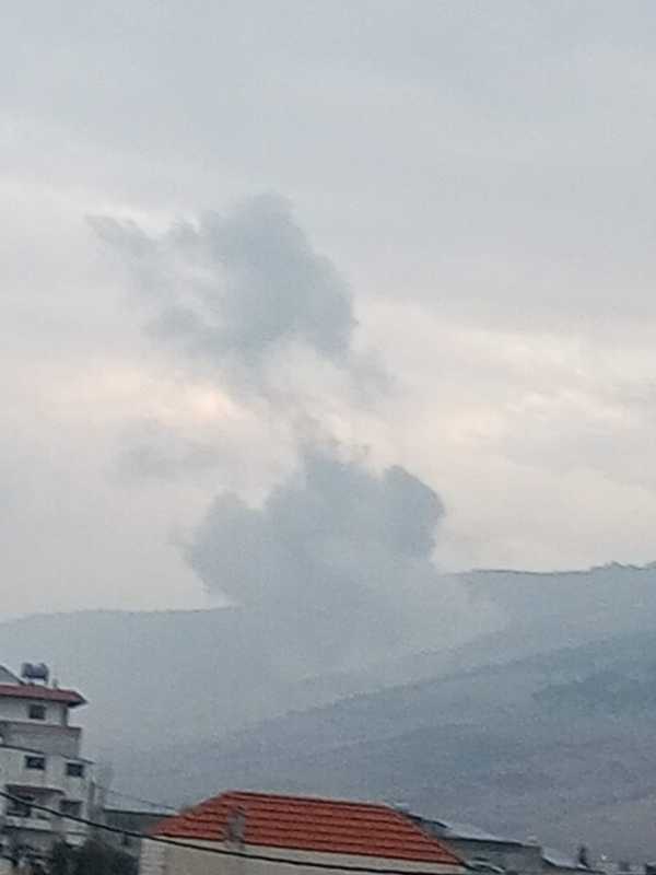 غارة صهيونية على البقاع الاوسط