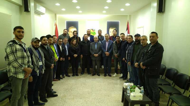 حجازي يستقبل شباب المؤتمر القومي العربي