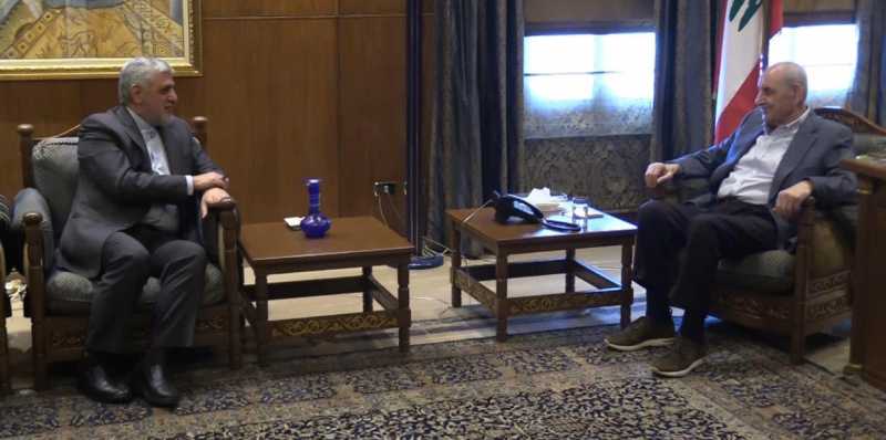 بري عرض مع شيباني الاوضاع في لبنان والمنطقة