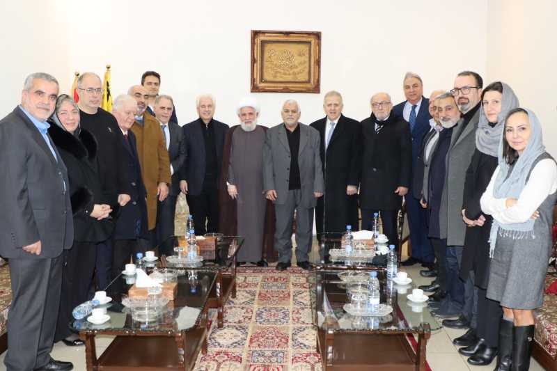 الشيخ قاسم يستقبل وفدا من لقاء مستقلون من اجل لبنان