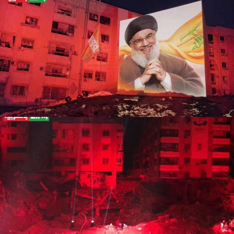 واتى المحبون الى حبيبهم الى مكان عروج سماحة العشق الشهيد الاسمى والاقدس.. اهل الضاحية الاوفياء... لب