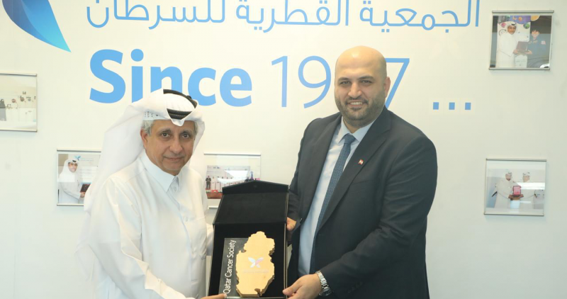 ناصر الدين زار جمعية قطر للسرطان وتوافق على البدء بتعاون تقني لتعزيز الكشف المبكر وعلاج الأورام