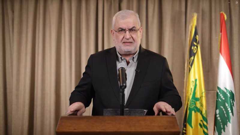 النائب رعد خيارنا كمقاومة الثبات والصبر كي لا يستسهل العدو إمكانية إخضاع بلدنا.‏