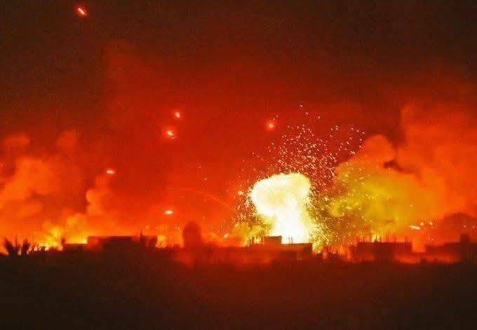 هناك شيء دراماتيكي يحدث في سوريا عدوان صهيوني واسع على سوريا وطائرات تركية وروسية ايضا في سماء سوريا