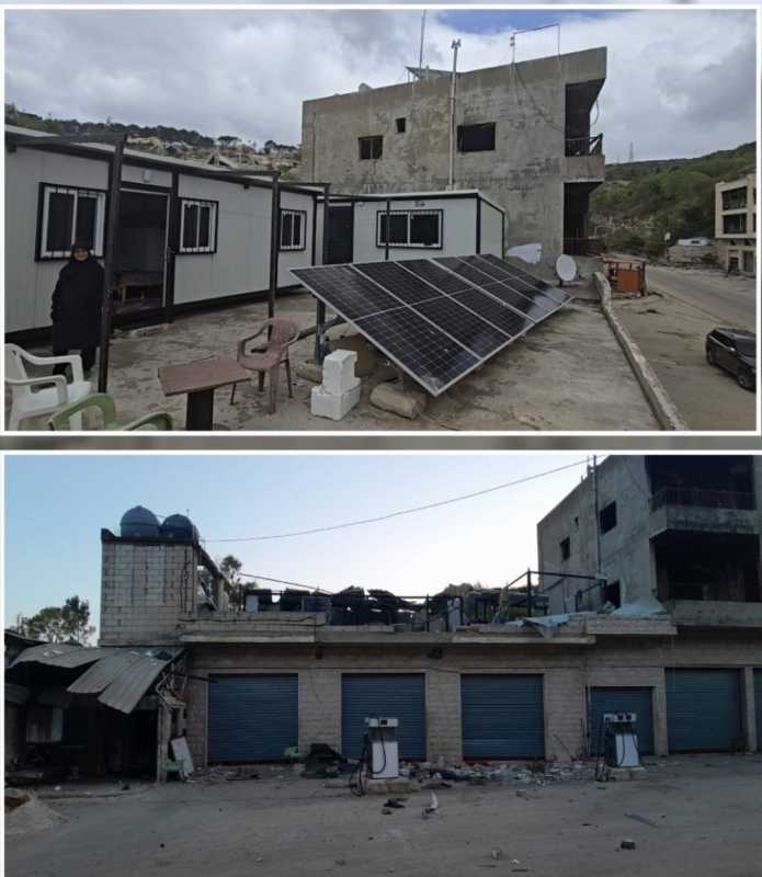 الطيران المسّير المعادي يدمّر منزلين جاهزين مأهولين فجرًا في بلدة حولا بعد اطلاق صاروخ تحذيري دفع ثل