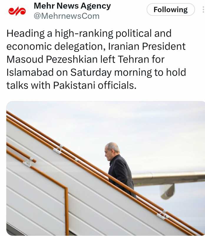 بزشكيان إيران وباكستان ستواجهان محاولات زرع التفرقة