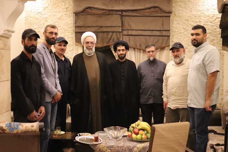  وفد من الجمهورية الإسلامية في ضيافة الباحث جواد سلهب 