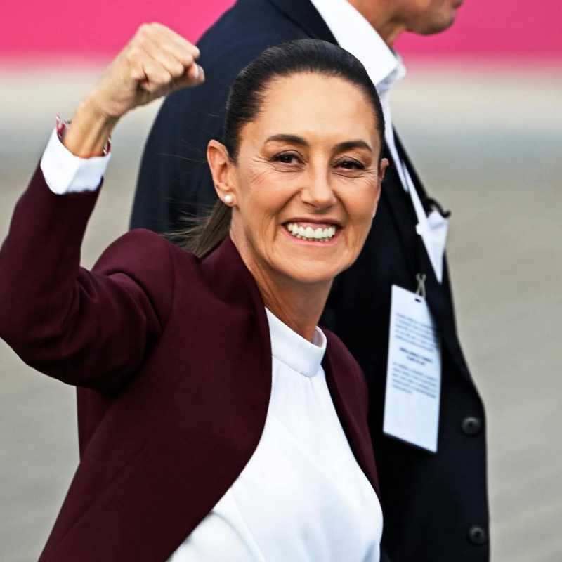 رئيسة المكسيك كلوديا شينباوم مخاطبة ترامب 