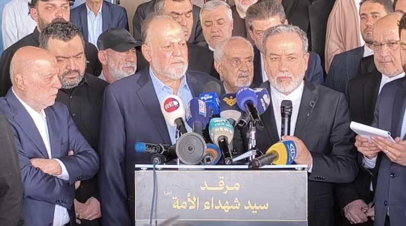 الوزير عباس عرقجي زارا مرقد سيد شهداء الامة في ختام جولته اليوم