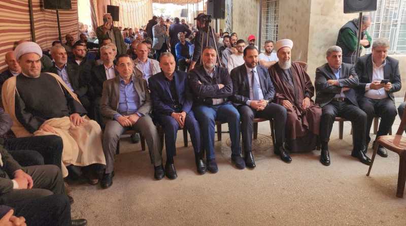 الحاج حسن في الذكرى السنوية للشهيد محمد قاسم وهبي وزوجته وطفليهما