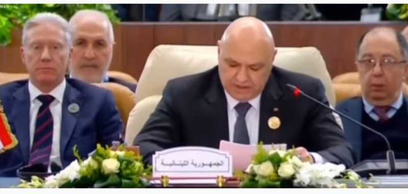 الرئيس جوزيف عون في القمة العربية التي عقدت اليوم في القاهرة