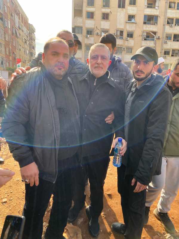 مباشر بالفيديو كلمة مسؤول وحدة التنسيق والارتباط الحاج وفيق صفا من مكان ارتقاء  سيد شهداء الامة آية 