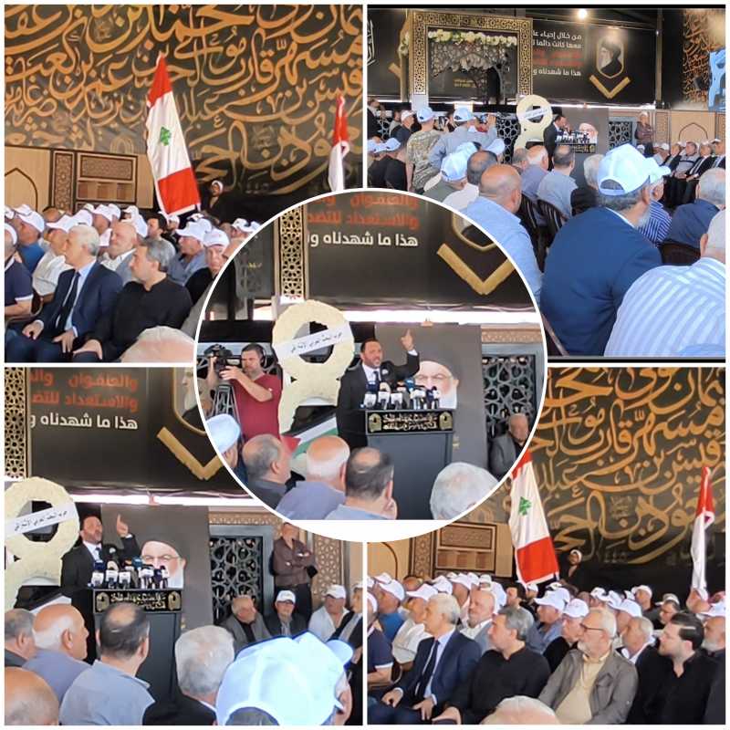 وفد حزبي كبير من حزب البعث العربي الاشتراكي يضع اكليلا من الورد على ضريح سيد شهداء الأمة