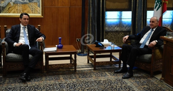 هوكشتاين من عين التينة أجريت مباحثات جيدة للغاية مع رئيس مجلس النواب نبيه بري