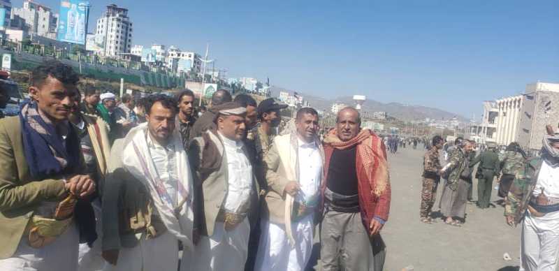 استجابة لقائد الثورة السيد العلم عبد الملك ابن بدر الدين الحوثي مديرية ريف اب تعلن النفير العسكري وا