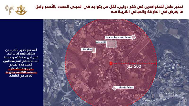 رئيس بلدية طير دبا الـ..ـعـ.ـدو لم يفهم أنّ الغـ..ـارات لن ترهب أهلنا وسنبقى في أرضنا