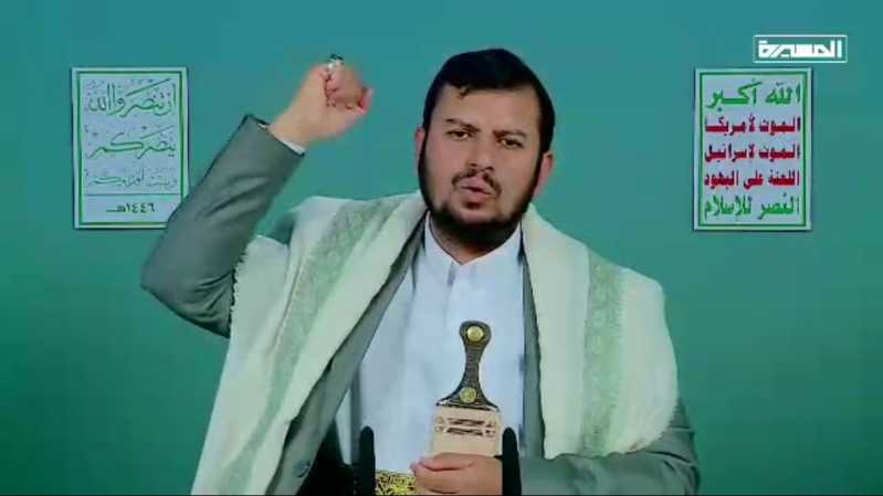 السيد عبد الملك الحوثي هروب المارينز الأمريكي من صنعاء نصر عظيم لشعبنا، أيدينا على الزناد وحاضرون لل