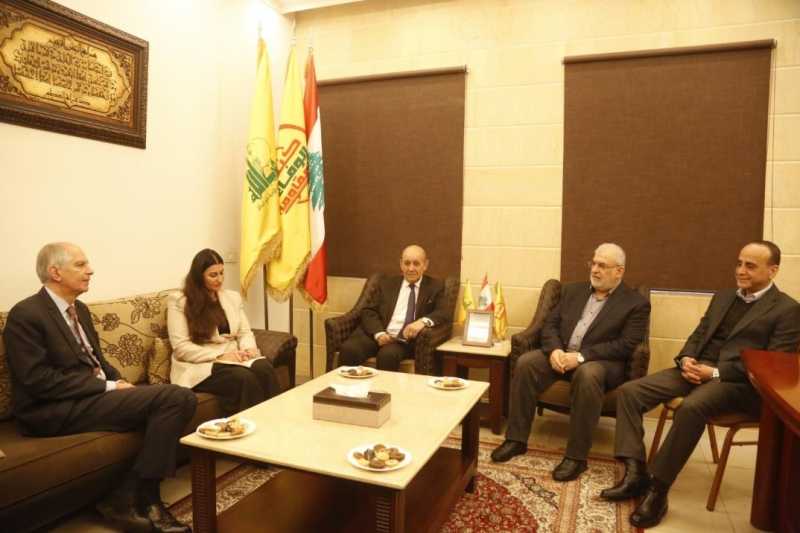 استقبل رئيس كتلة الوفاء للمقاومة النائب الحاج محمد رعد بحضور مسؤول العلاقات العربيةو الدولية في حزب 