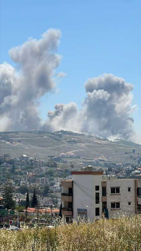 عاجل وزارة الصحة اللبنانية شهيد و 8 جرحى في الحصيلة الأولية للغارات الصهيونية على النبطية جنوب لبنان