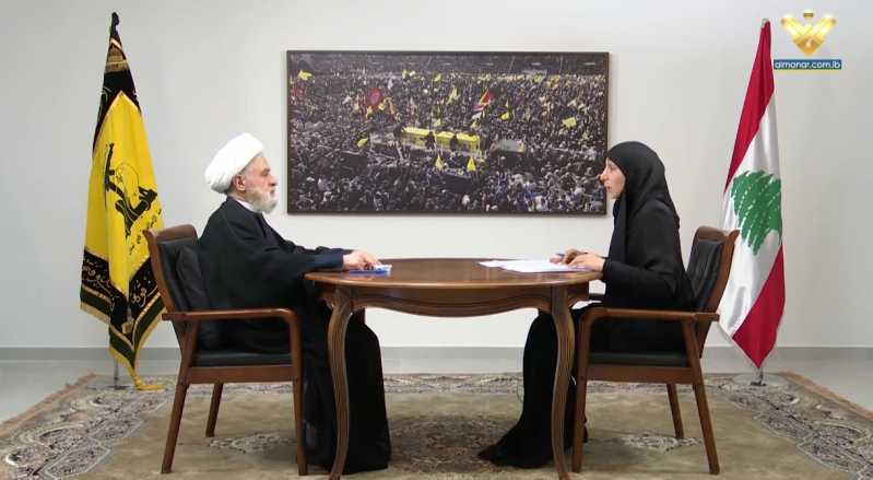 المقابلة الشاملة للأمين العام لحزب الله سماحة الشيخ نعيم قاسم عبر قناة المنار