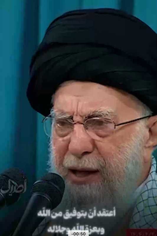 الامام الخامنئي حفظه الله يبشر المؤمنين بالنصر