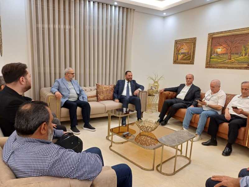 وفد من حزب الله برئاسة عضو المجلس السياسي الوزير السابق الحاج محمود قماطي