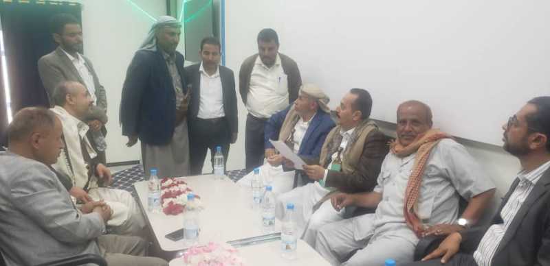 هيئة مشفى الثورة العام في محافظة إب يستقبلان السقاف وعنتر