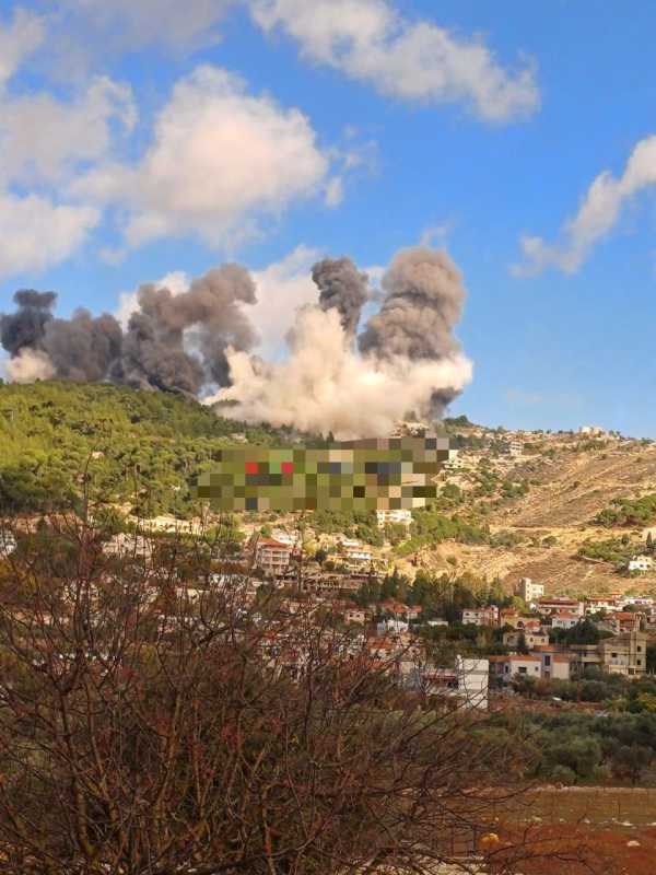 ٩ غارات كحصيلة نهائية إستهدفت مناطق جنوب لبنان