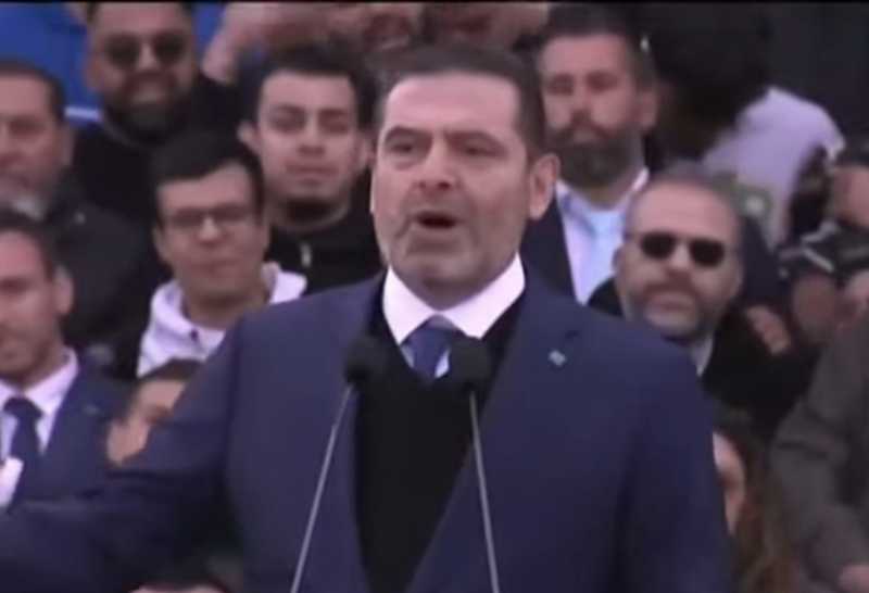 سعد الحريري في ذكرى استشهاد والده من 20 سنة نزلتم الى هذه الساحة وقلتم للرئيس رفيق الحريري "رح 