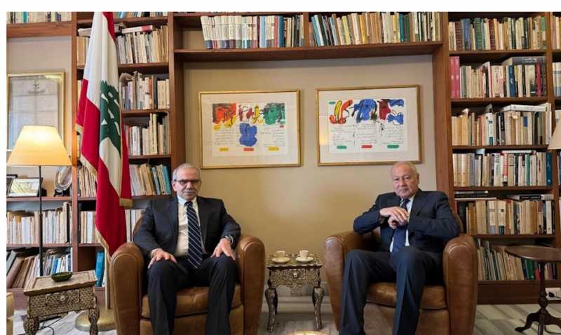 سلام يلتقي أبو الغيط للضغط من أجل تأمين الانسحاب الإسرئيلي من الجنوب