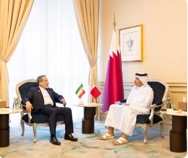 ‏وزير الخارجية يلتقي وزير الخارجية القطري