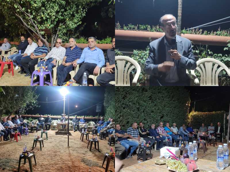 ‎٠نظمت العلاقات العامة لحزب الله القطاع الثاني لقاء سياسي في بلدة الخضر البقاعية