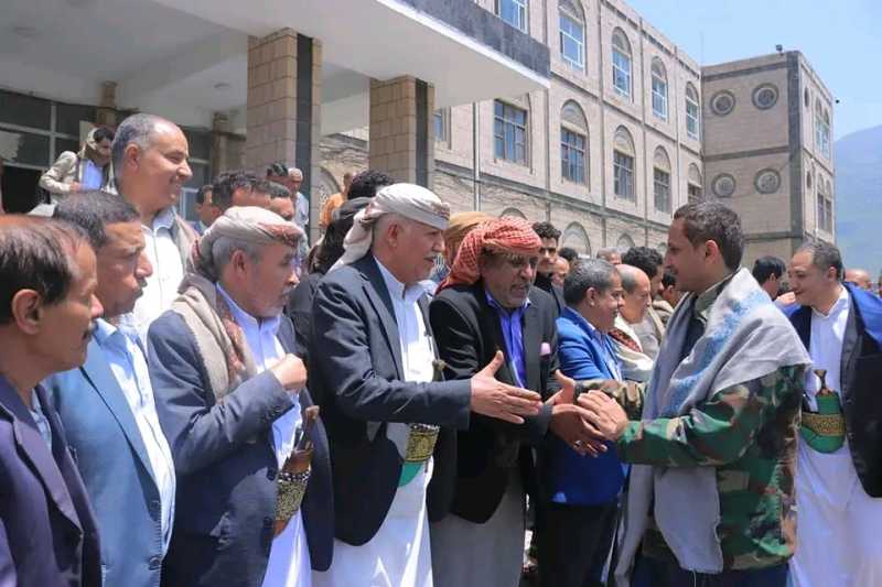 أستقبال الأسير المحرر محمد الحبسي في محافظة إب