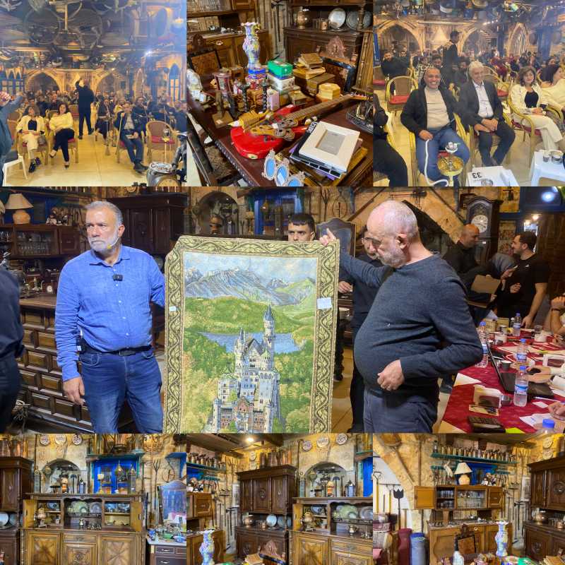 مزاد الانتيك في قرية الساحة التراثية