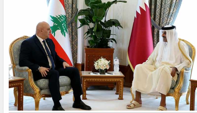 إنطلاق المحادثات اللبنانية - القطرية في الدوحة