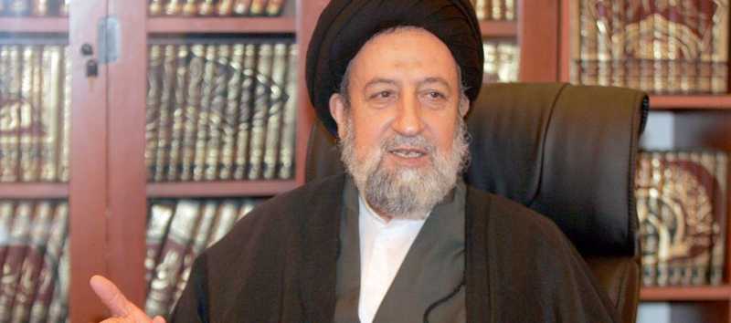 مثل الأمين العام لحزب الله سماحة الشيخ نعيم قاسم، الشيخ الدكتور علي جابر، في مراسم تشييع العلامة  ال