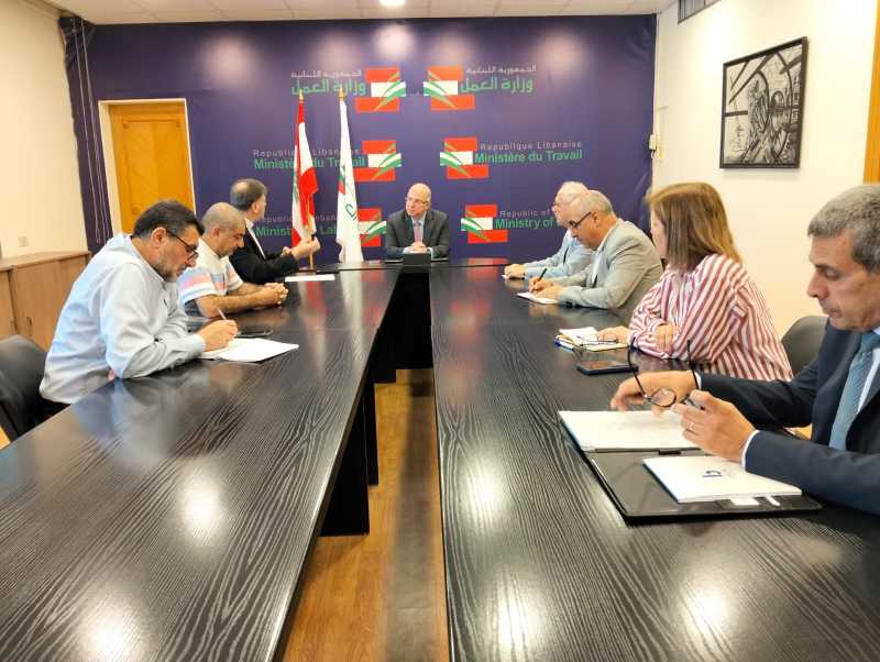 الوزير حيدر بحث مع كلاوس وضع الفلسطينيين في لبنان واستمع لمطالب اتحاد المؤسسات التربوية الخاصة