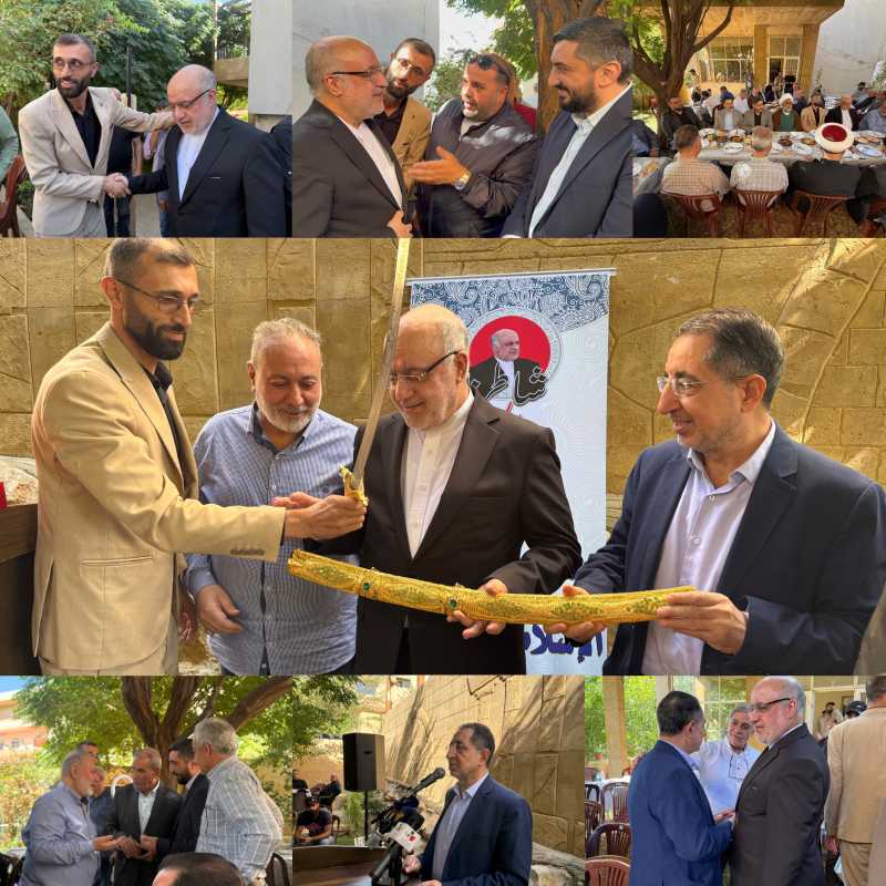 البقاع يحتفي بالسفير أماني بدعوة من الباحث السياسي جواد سلهب الى منزله