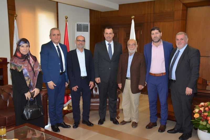 وفد المهن الحرة في حزب الله يزور نقابة المحامين شمالًا ويهنئ النقيب ضاهر بانتخابه وفد المهن الحرة في حزب الله يزور نقابة المحامين شمالًا ويهنئ النقيب ضاهر بانتخابه