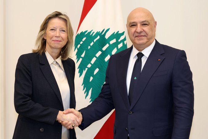 عون لممثلة الاتحاد الأوروبي المجتمع الدولي مطالب بالضغط على "إسرائيل" لوقف اعتداءاتها عون لممثلة الاتحاد الأوروبي المجتمع الدولي مطالب بالضغط على "إسرائيل" لوقف اعتداءاتها