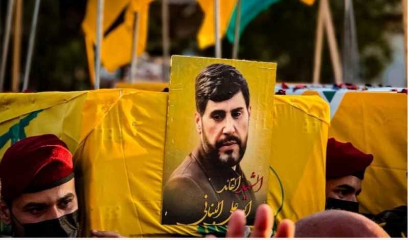 تشييع مرافق الشهيد السيد حسن نصر الله في بغداد لبنان تشييع مرافق الشهيد السيد حسن نصر الله في بغداد لبنان