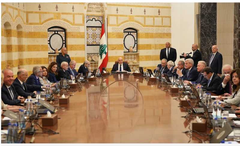 مجلس الوزراء يقرّ اتفاقية ترسيم الحدود البحرية مع قبرص