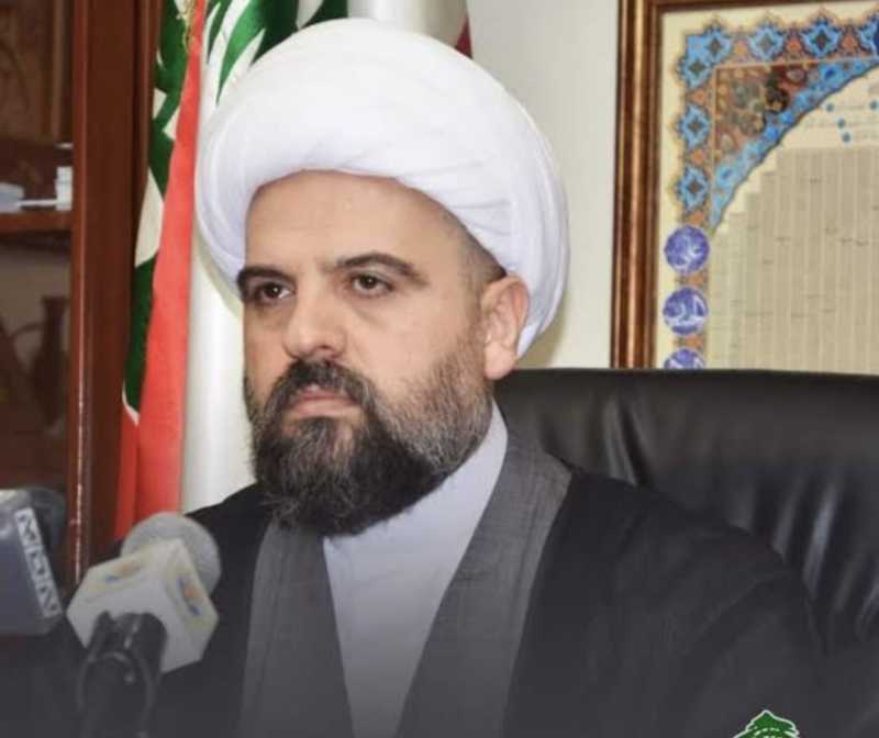 أصدر المفتي الجعفري الممتاز الشيخ أحمد قبلان البيان التالي