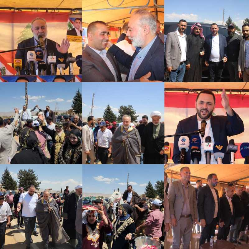 العشائر العربية تكرم قيادة حزب الله في البقاع وامين عام حزب البعث الاستاذ علي حجازي
